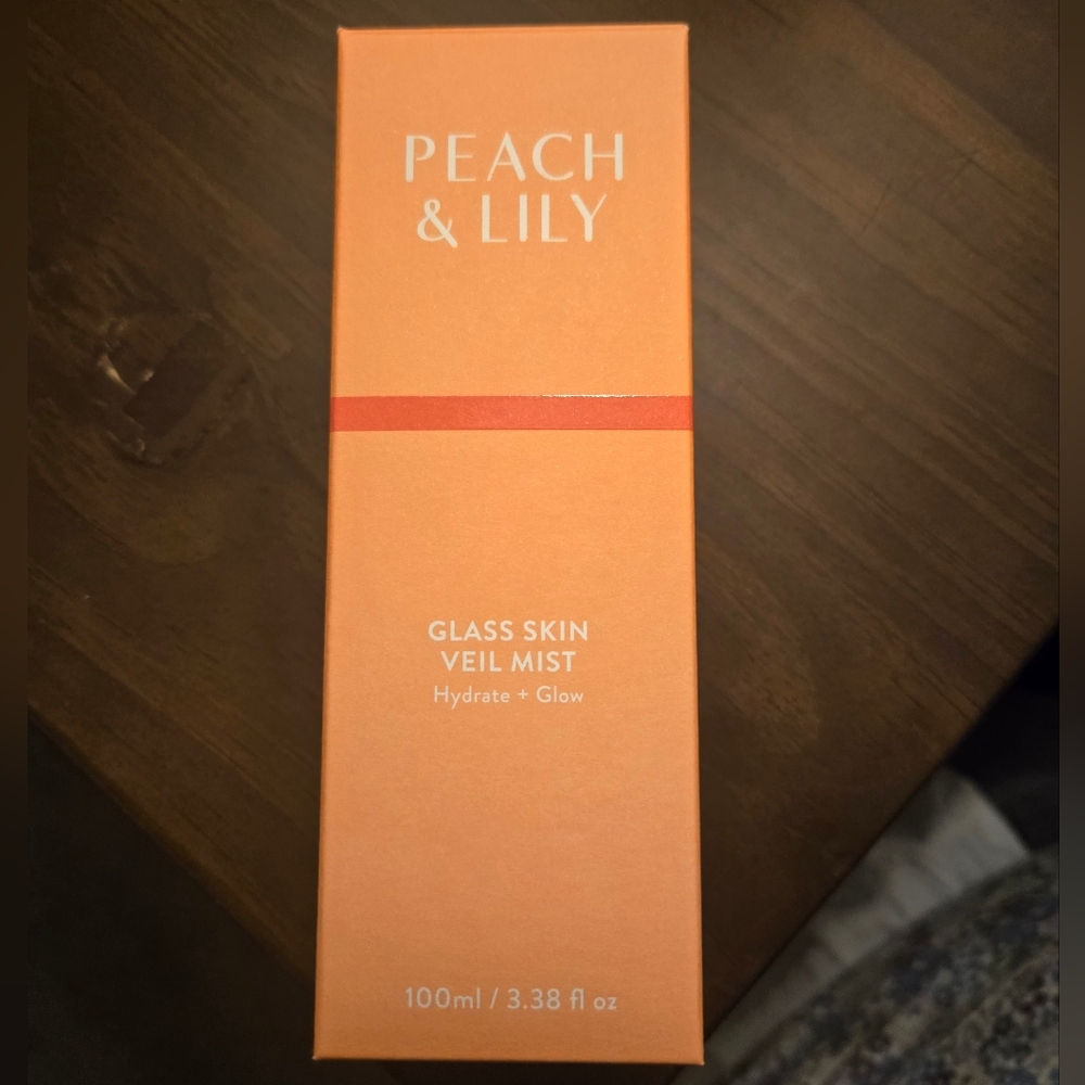 Full-Size 3.38 Fl Oz. Peach & Lily Glass Skin Veil Mist - New In Box, Unused